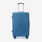 Troler mediu KREAL model CORFU 67 cm ABS albastru