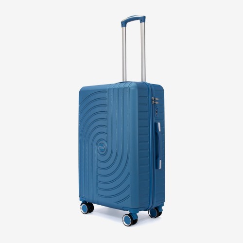 Troler mediu KREAL model CORFU 67 cm ABS albastru