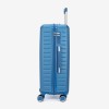  Troler set 2 Bucati KREAL model CORFU Troler cabina 55 cm şi Troler mediu 67 cm ABS albastru - Imagine 7