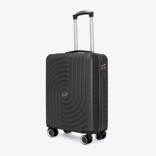 Troler cabina KREAL model CORFU 55 cm ABS gri inchis