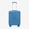  Troler set 2 Bucati KREAL model CORFU Troler cabina 55 cm şi Troler mediu 67 cm ABS albastru - Imagine 2