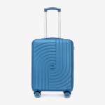 Troler cabina KREAL model CORFU 55 cm ABS albastru