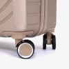  Troler set 2 Bucati KREAL model CORFU Troler cabina 55 cm şi Troler mediu 67 cm ABS gold - Imagine 8