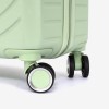  Troler set 2 Bucati KREAL model CORFU Troler cabina 55 cm şi Troler mediu 67 cm ABS verde - Imagine 8