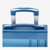  Troler set 2 Bucati KREAL model CORFU Troler cabina 55 cm şi Troler mediu 67 cm ABS albastru - Imagine 5