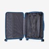  Troler set 2 Bucati KREAL model CORFU Troler cabina 55 cm şi Troler mediu 67 cm ABS albastru - Imagine 9