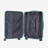  Troler set 2 Bucati KREAL model CORFU Troler cabina 55 cm şi Troler mediu 67 cm ABS verde deschis - Imagine 10