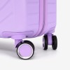  Troler set 2 Bucati KREAL model CORFU Troler cabina 55 cm şi Troler mediu 67 cm ABS violet - Imagine 8