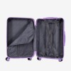  Troler set 2 Bucati KREAL model CORFU Troler cabina 55 cm şi Troler mediu 67 cm ABS violet - Imagine 9