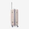 Troler set 3 Bucati KREAL model RIO Troler cabina 44x32x18 cm cu Troler mediu 67 cm şi Troler mare 77 cm ABS Champagne - Imagine 12