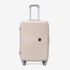  Troler set 2 Bucati KREAL model RIO Troler cabina 44x32x18 cm şi Troler mediu 67 cm ABS champagn - Imagine 6