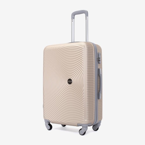Troler mediu KREAL model RIO 67 cm ABS champagne