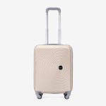 Troler cabina KREAL model RIO 55 cm ABS champagne