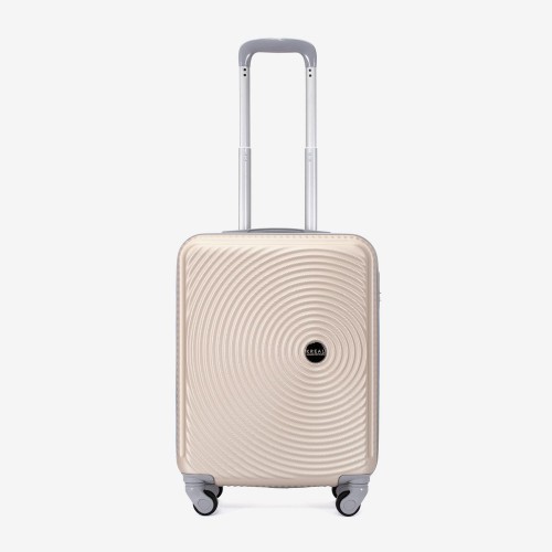 Troler cabina KREAL model RIO 55 cm ABS champagne