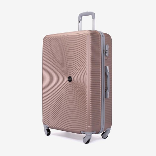 Troler mare KREAL model RIO 77 cm ABS RoseGold