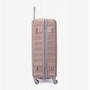 Troler set 3 Bucati KREAL model RIO Troler cabina 44x32x18 cm cu Troler mediu 67 cm şi Troler mare 77 cm ABS roz - Imagine 10