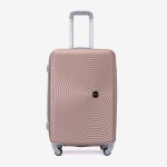 Troler mediu KREAL model RIO 67 cm ABS  RoseGold