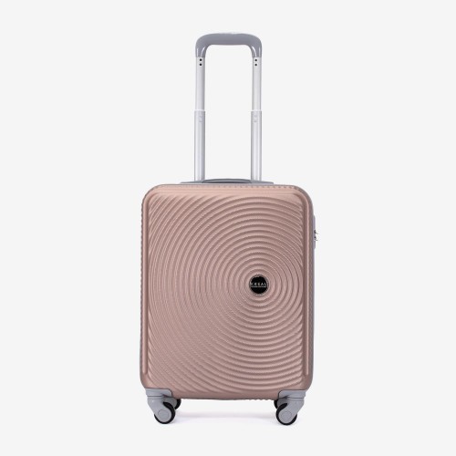 Troler cabina KREAL model RIO 55 cm ABS roz