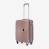  Troler set 2 Bucati KREAL model RIO Troler cabina 55 cm şi Troler cabina 44x32x18 cm ABS Roz - Imagine 6
