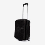 Troler cabina KREAL model RIO 44x32x18 cm ABS negru
