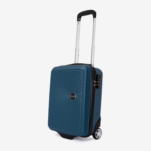 Troler cabina KREAL model RIO 44x32x18 cm ABS albastru