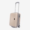  Troler set 2 Bucati KREAL model RIO Troler cabina 44x32x18 cm şi Troler mediu 67 cm ABS champagn - Imagine 3