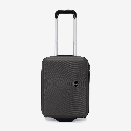  Troler set 2 Bucati KREAL model RIO Troler cabina 44x32x18 cm şi Troler mare 77 cm ABS gri