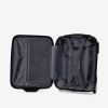  Troler set 2 Bucati KREAL model RIO Troler cabina 44x32x18 cm şi Troler mare 77 cm ABS gri - Imagine 13