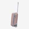  Troler set 2 Bucati KREAL model RIO Troler cabina 55 cm şi Troler cabina 44x32x18 cm ABS Roz - Imagine 4