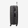  Troler set 2 Bucati KREAL model RIO Troler cabina 44x32x18 cm şi Troler mare 77 cm ABS negru - Imagine 6