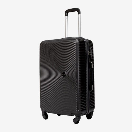 Troler set 2 Bucati KREAL model RIO Troler mediu 67 cm şi Troler mare 77 cm ABS negru