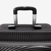Set trolere KREAL model RIO ABS negru, 4 bucati - Imagine 6