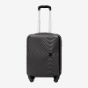 Troler cabina KREAL model RIO 55 cm ABS negru - Imagine 1