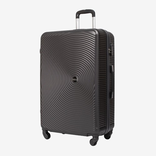 Set trolere KREAL model RIO ABS gri inchis, 4 bucati