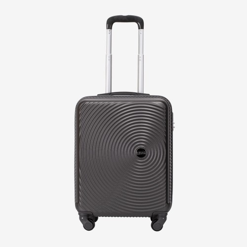  Troler set 2 Bucati KREAL model RIO Troler cabina 55 cm şi Troler mare 77 cm ABS gri