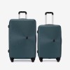  Troler set 2 Bucati KREAL model RIO Troler mediu 67 cm şi Troler mare 77 cm ABS verde - Imagine 1