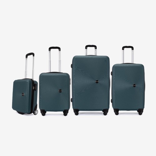 Set trolere KREAL model RIO ABS verde, 4 bucati