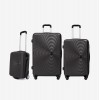 Troler set 3 Bucati KREAL model RIO Troler cabina 44x32x18 cm cu Troler mediu 67 cm şi Troler mare 77 cm ABS gri - Imagine 1