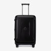 Troler mediu ENZO NORI model GALAXY 66 cm policarbonat negru - Imagine 1