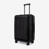Troler mediu ENZO NORI model GALAXY 66 cm policarbonat negru - Imagine 2