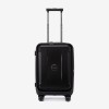 Troler cabina compartiment laptop ENZO NORI model GALAXY 55 cm policarbonat negru - Imagine 1