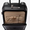 Troler cabina compartiment laptop ENZO NORI model GALAXY 55 cm policarbonat negru - Imagine 4