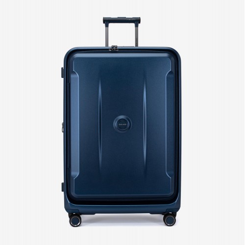 Troler mare ENZO NORI model GALAXY 76 cm policarbonat albastru