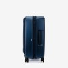 Troler mediu ENZO NORI model GALAXY 66 cm policarbonat albastru - Imagine 4