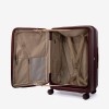 Troler mare ENZO NORI model GALAXY 76 cm policarbonat burgundy - Imagine 5