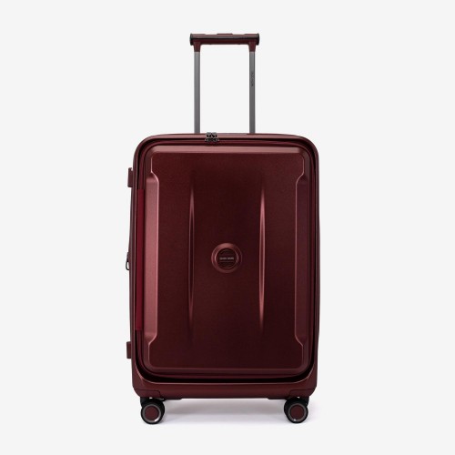 Troler mediu ENZO NORI model GALAXY 66 cm policarbonat burgundy