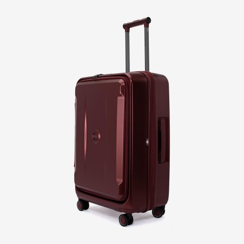 Troler mediu ENZO NORI model GALAXY 66 cm policarbonat burgundy
