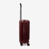 Troler cabina compartiment laptop ENZO NORI model GALAXY 55 cm policarbonat burgundy - Imagine 3