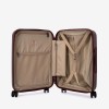 Troler cabina compartiment laptop ENZO NORI model GALAXY 55 cm policarbonat burgundy - Imagine 7