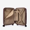 Troler cabina compartiment laptop ENZO NORI model GALAXY 55 cm policarbonat burgundy - Imagine 8